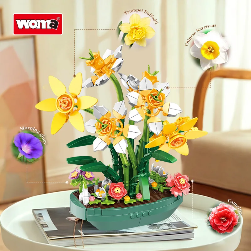 Friends Simulated Daffodil Bui - đánh giá và giá Plant Parent Pot