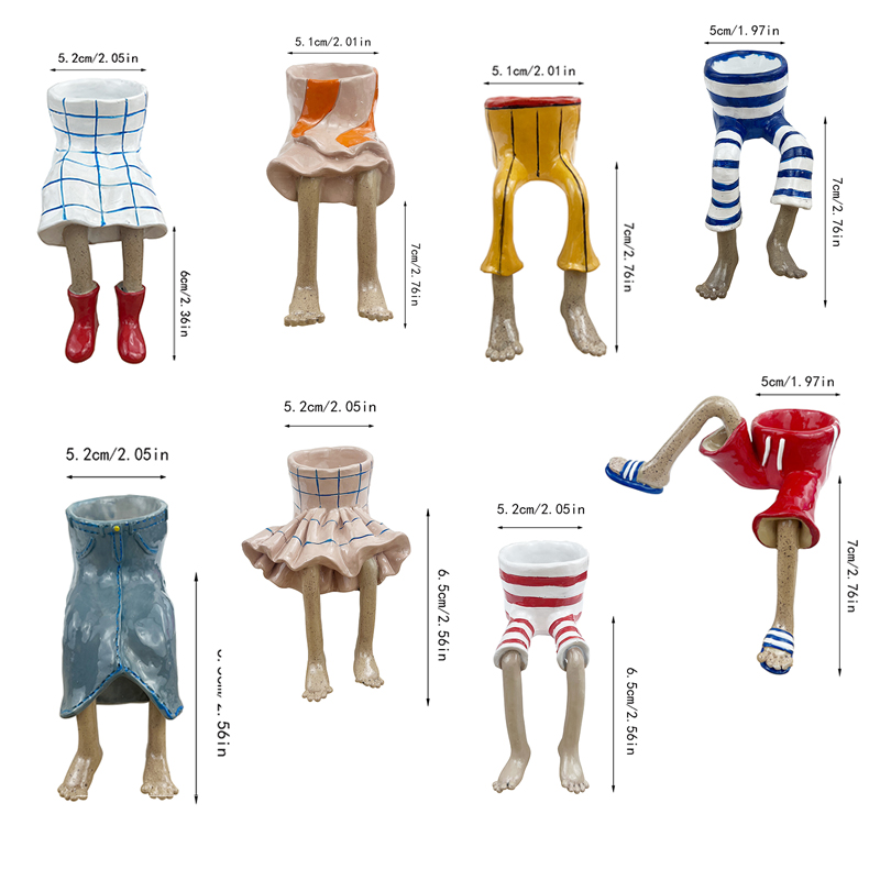 1Pcs Novelty Sitting Legs Cera - đánh giá và giá Plant Parent Pot
