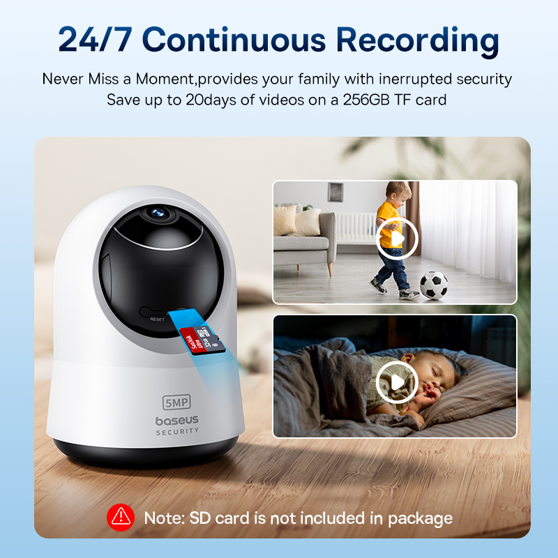 Baseus 5MP 3K WiFi IP Camera 2 - đánh giá và giá Eufy Camera E220